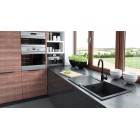 Deante Змішувач для кухні Nemezja, довж.виливу - 180мм, поворотний, 1 важіль, хром-графіт Deante Змішувач для кухні Nemezja, довж.виливу - 180мм, поворотний, 1 важіль, хром-графіт