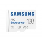 Карта пам'яті Samsung microSD 128GB C10 UHS-I R180MB/s PRO Endurance + SD
