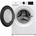Gorenje Пральна машина фронтальна, 8кг, 1400, A+++, 55см, дисплей, інвертор, пара, Wi-Fi, білий