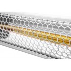 Neo Tools Інфрачервоний обігрівач, 2000 Вт, 18м2, 2 рівні потужності, пульт, 62.2х10.5х7.2 см, IP65