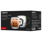 ARDESTO Набір чашок з ручками Animals з подвійними стінками, 250 мл, 2 од., боросилікатне скло ARDESTO Набір чашок з ручками Animals з подвійними стінками, 250 мл, 2 од., боросилікатне скло