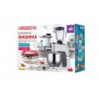 ARDESTO Кухонна машина KMCH-K1500SS/ 1500 Вт/ 6 швидк. + режим Pulse/ чаша 6 л./ блендер 1.5 л./сріблясто-сірий