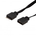 SilverStone Корпусний вентилятор Air Penetrator AP140I-ARGB 140мм, 500-2000rpm, 4 PinPWM, 3pin +5VARGB, 14.9-41.3dBa, чорний