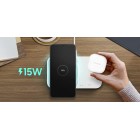 Зарядний пристрій Samsung Duo 15Вт з блоком живлення (EP-P5400TWEGEU)