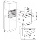 Whirlpool Мікрохвильова піч вбудована, 40л, електронне упр., 900Вт, гриль, дисплей, конвекція, чорний