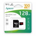 Apacer Карта пам'яті microSD 128GB C10 UHS-I R100MB/s + SD Apacer Карта пам'яті microSD 128GB C10 UHS-I R100MB/s + SD