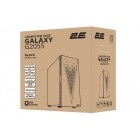 2E Gaming Корпус Galaxy G2055, без БЖ, 1xUSB 3.0, 2xUSB 2.0, 3x120mm ARGB, ARGB strip, TG Side Panel, ATX, чорний
