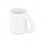 ARDESTO Чашка Bubbles, 500мл, порцеляна, білий ARDESTO Чашка Bubbles, 500мл, порцеляна, білий