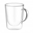 ARDESTO Набір чашок з ручками і подвійними стінками, 350мл, 2шт, боросилікатне скло, прозорий ARDESTO Набір чашок з ручками і подвійними стінками, 350мл, 2шт, боросилікатне скло, прозорий