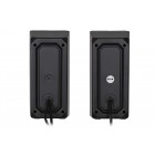 2E Акустична система PCS233 RGB, 2.0, USB, Black