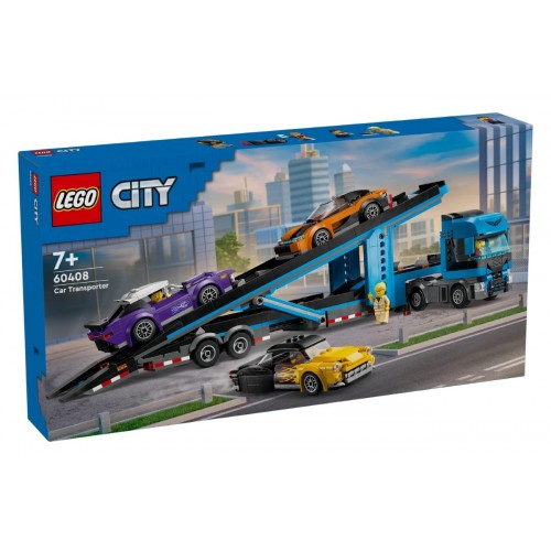 LEGO Конструктор City Вантажівка-транспортер зі спортивними авто