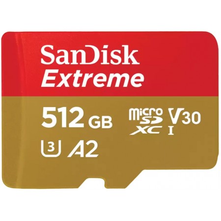 SanDisk Карта пам'яті microSD 512GB C10 UHS-I U3 R170/W80MB/