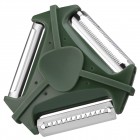 ARDESTO Овочечистка Gemini 3 в 1 з чохлом, нержавіюча сталь, пластик, зелений ARDESTO Овочечистка Gemini 3 в 1 з чохлом, нержавіюча сталь, пластик, зелений