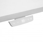 Стіл комп'ютерний 2E СЕ150W-MOTORIZED, регулювання висоти, електропривід 220В, 62/128x150х75cm, білий