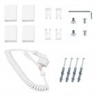 ARDESTO Рушникосушка електрична Classik-TR K з гачками, 570х430х80мм, таймер-регулятор, сталь, білий матовий