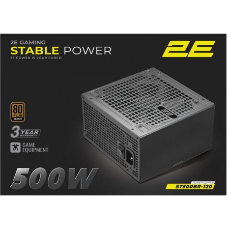 Блок живлення 2E GAMING Stable Power ATX3.1 (500W), >85%,