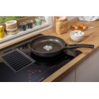 Gorenje Варильна поверхня індукційна, 83см, розширена зона, вбудована витяжка, 620м.куб/год, чорний