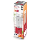 Sencor Блендер портативний для смузі 150Вт, чаша-500мл, USB-C, біло-червоний Sencor Блендер портативний для смузі 150Вт, чаша-500мл, USB-C, біло-червоний