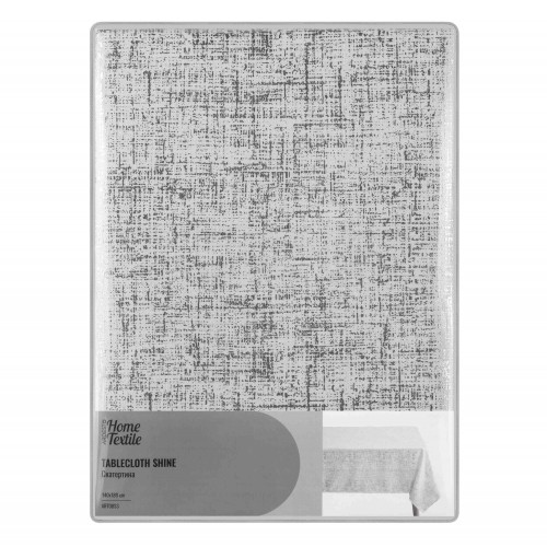 ARDESTO Скатертина Shine 140х180см, 100% поліестер, сріблястий