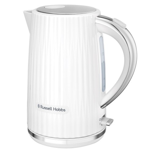 Russell Hobbs Електрочайник Eden, 1.7л, нержавіюча сталь, пластик, білий