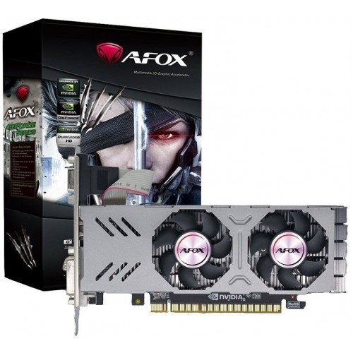 AFOX Відеокарта Geforce GTX750 4GB GDDR5 128Bit DVI HDMI VGA LP Dual Fan