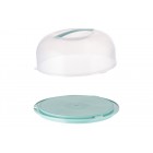 ARDESTO Тортівниця Tasty baking з кришкою, 28.4*11.5 см, голубий тіфані ARDESTO Тортівниця Tasty baking з кришкою, 28.4*11.5 см, голубий тіфані