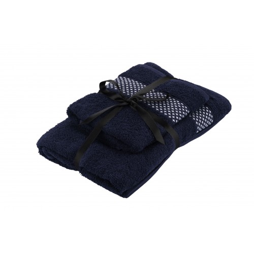ARDESTO Набір рушників махрових Holiday 2 шт., 50х90см, 70х140см, 100% бавовна, індиго