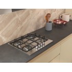 Whirlpool Варильна поверхня газова, 60см, чавун TKRL661IXEU