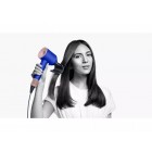Dyson Фен HD07 Supersonic, 1600Вт, 3 режими, іонізація, хол. обдув, кейс для зберігання, синій/пудра