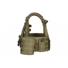 Плитоноска 2Е, Тип 1, з кишенями для бічного захисту і підсумками, Молле, зелена