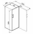 Liebherr Холодильник для вина, 168.4x60х76.3, холод.відд.-425л, зон - 1, бут-196, ST, дисплей, чорний