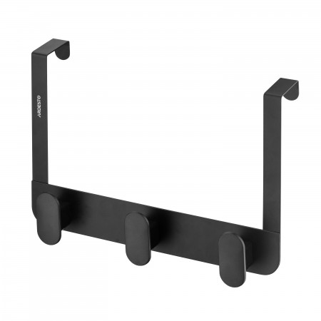 Дверний вішак на 3 гачки Ardesto Minimalism 30x3x20см, метал