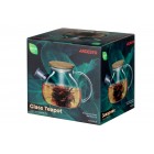 ARDESTO Заварник Midori, 1200мл, боросилікатне скло, бамбук, прозорий