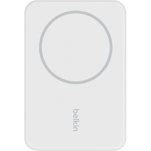 Belkin Акумулятор портативний літій-іонний Power Bank 5000мА·год, MagSafe Wireless, білий