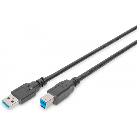 Digitus Кабель USB 3.0 (AM/BM) 1.8м, чорний