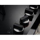 Electrolux Варильна поверхня газова на склі, 60см, чавун, електрон. керування, Hob2Hood, чорний