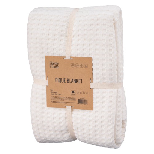 Плед Ardesto Pique 160х230см, 100% бавовна, айворі Плед Ardesto Pique 160х230см, 100% бавовна, айворі