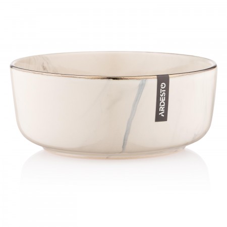 ARDESTO Салатник Marmo, 15,6 см, бежевий, кераміка