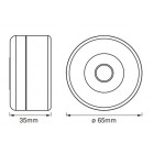 LEDVANCE Cвітильник нічник з акумулятором DOT-IT TOUCH SLIM 0.45Вт 4000К 30Лм 500мА•год димується USB-A > microUSB білий LEDVANCE Cвітильник нічник з акумулятором DOT-IT TOUCH SLIM 0.45Вт 4000К 30Лм 500мА•год димується USB-A > microUSB білий