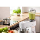 Sencor Кухонна машина 1000Вт, чаша-метал, корпус-пластик, насадок-15, білий