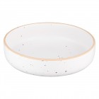 Тарілка супова Ardesto Midori, 680мл, 18.5см, кераміка, білий Тарілка супова Ardesto Midori, 680мл, 18.5см, кераміка, білий