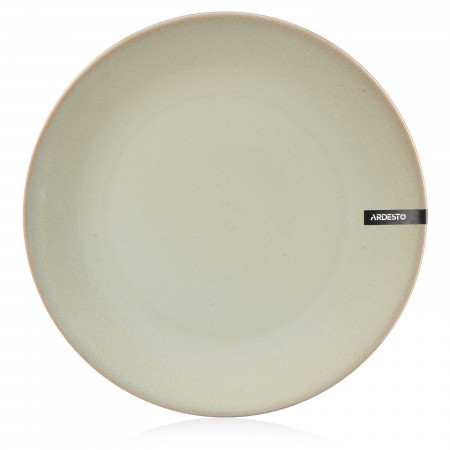 ARDESTO Тарілка обідня Lecco, 27 см, сіра, кераміка