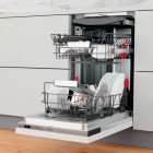 Whirlpool Посудомийна машина вбудована, 10компл., A+++, 45см, дисплей, інвертор, 3й кошик, білий