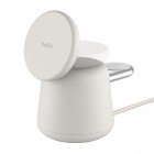 Belkin Зарядний пристрій бездротовий 2в1 MagSafe iPhone/Watch/AirPods, Sand Mass Belkin Зарядний пристрій бездротовий 2в1 MagSafe iPhone/Watch/AirPods, Sand Mass