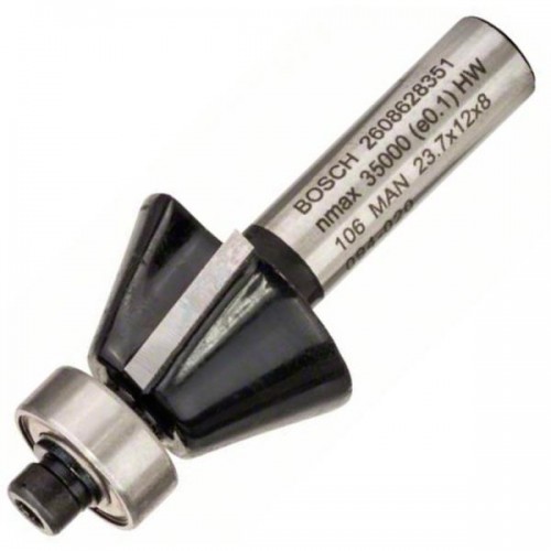 Фреза фасонна Bosch Professional Std S8 D23.7 В5.5 L12 25° Фреза фасонна Bosch Professional Std S8 D23.7 В5.5 L12 25°