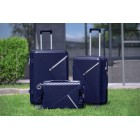 2E Валіза пластикова, SIGMA, велика, 4 колеса, темно-синя 2E Валіза пластикова, SIGMA, велика, 4 колеса, темно-синя