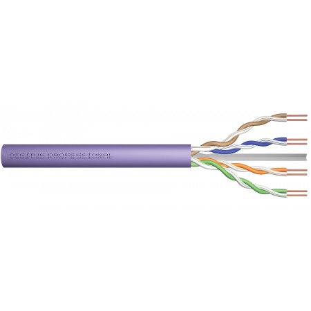 Digitus Кабель CAT 6 U-UTP, 100m, AWG 23/1, LSZH-1, фіолетов