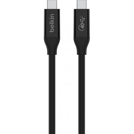Belkin Кабель USB4 USB-C - USB-C, 40Gbps, 100W, 0.8м Black