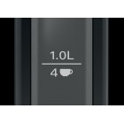 Bosch Електрочайник, 1.7л, метал, чорний