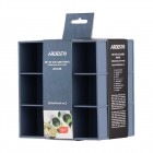 ARDESTO Набір форм для льоду Gemini, 2шт, 10.9х10.9х3.6см, силікон, синій ARDESTO Набір форм для льоду Gemini, 2шт, 10.9х10.9х3.6см, силікон, синій